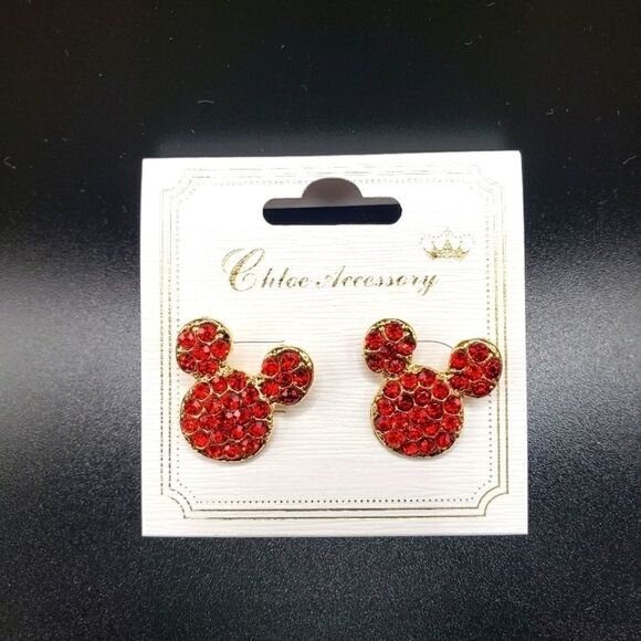 mickey mouse stud earrings - Picture 1 of 3